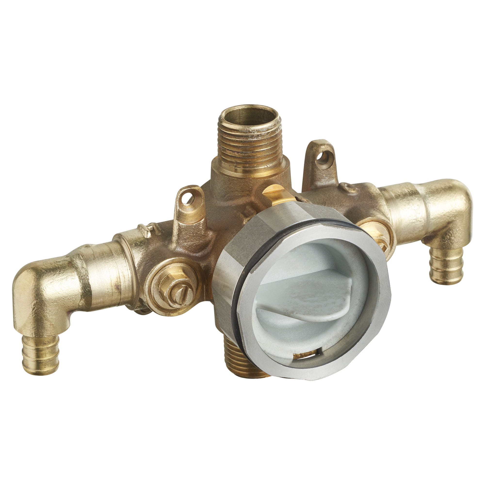 Flash® Shower Rough-In Valve With PEX Inlet Elbows/Universal Outlets With Screwdriver Stops for Crimp Ring System